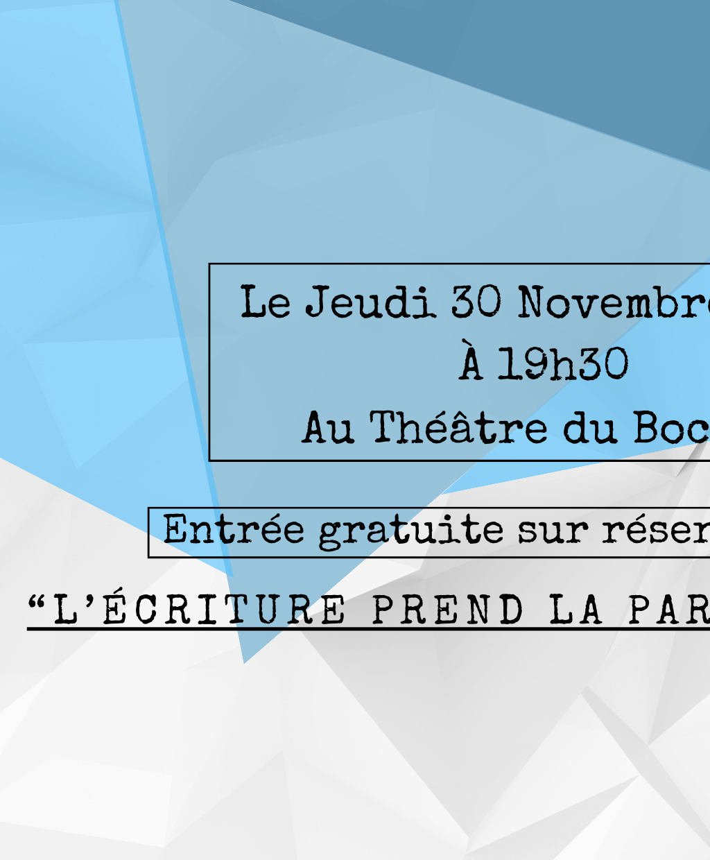 APERITIF LITTERAIRE